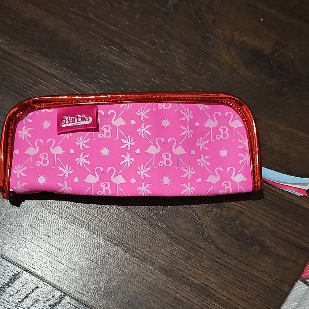 Barbie The Movie Pink Cosmetic Bag - Picture 2 of 3